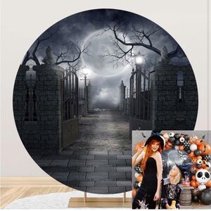 CLEARANCE❗️NEW HALLOWEEN ROUND 6’ BACKDROP COVER